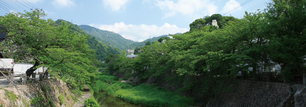 画像：芦屋川